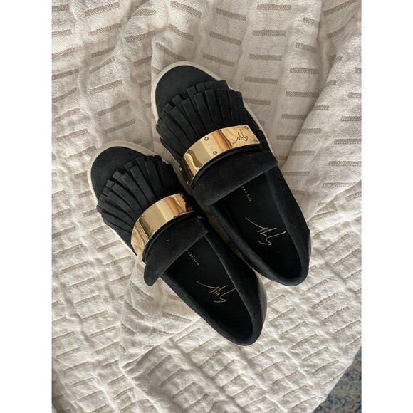 $750 Authentic Giuseppe Zanotti velvet sneakers new - Picture 4 of 6